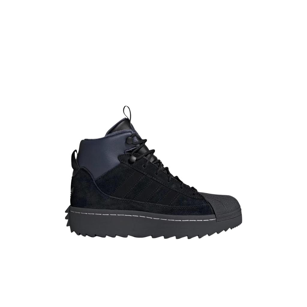 Adidas Originals Superstar Winterized Trek Fashion Comfortable High-Top Outdoor Shoes Unisex Shoes Black JQ0346