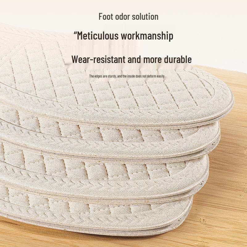 Nano Deodorizing Insoles: Breathable, Odor-Resistant, Shock-Absorbing, Fragrance Type for Men's & Women's Sports, Comfort in Long Standing.