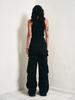 YEEL Y. Ribbed Sleeveless Top Black