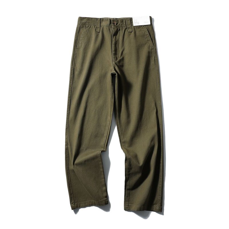 Amekaji American Heavy Weight Workwear Casual Pants Men's Fall/Winter Straight-Leg Trousers Loose Pants Export Men's Pants