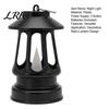 Thoughtful Birthday Gift for Colleagues Retro LED Lantern, Realistic Flame Decorative Table Lamp, Lantern Night Light Hanging Bedroom Garden