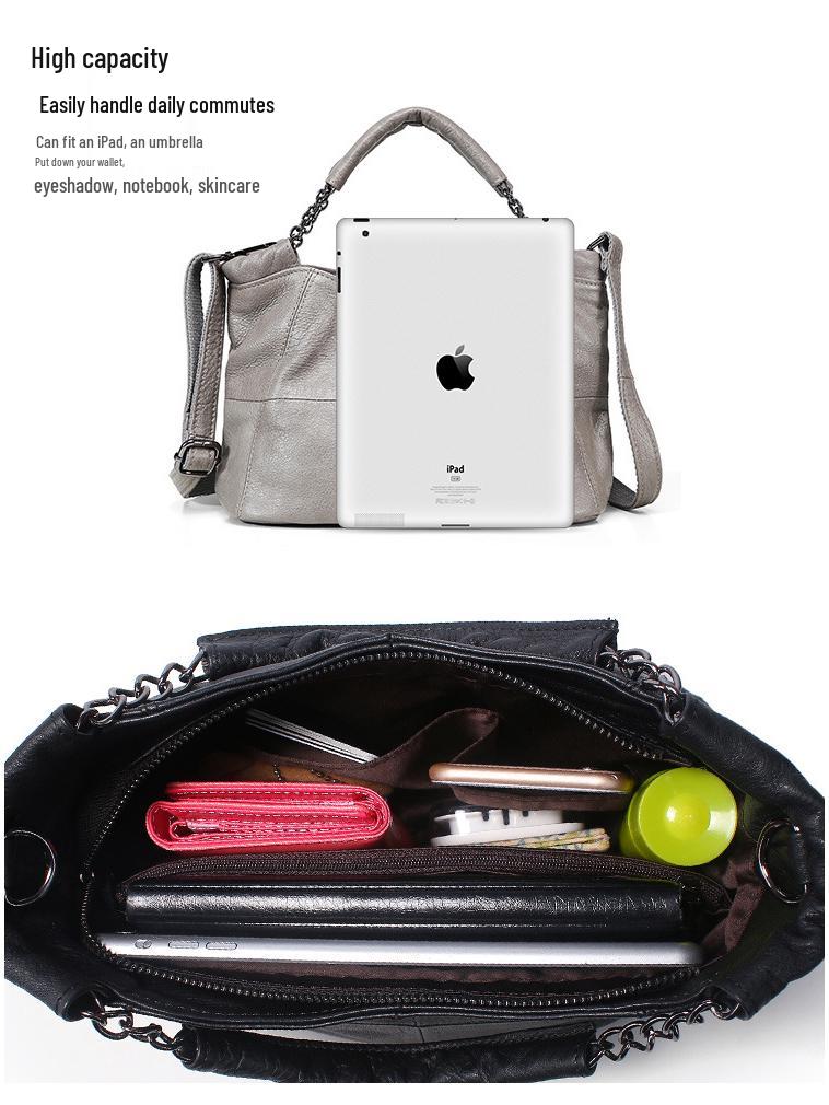 2023 Nowa damska torebka ze skóry naturalnej - Torebka na łańcuszku z bydlęcej skóry najwyższej jakości