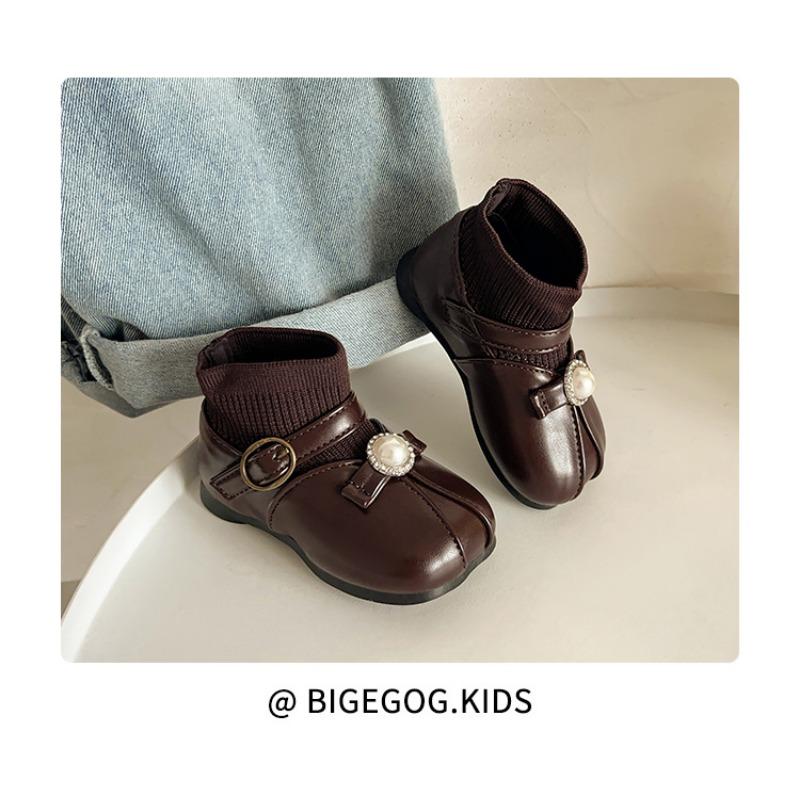 Baby Girl Fleece Lined Princess Ankle Boots Toddler Walker Shoes