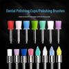 Dental Polishing Brush Set: Flat & Pointed Heads for Cleaning & Whitening, Low-Speed Polisher, 100 Pieces, Free Shipping
