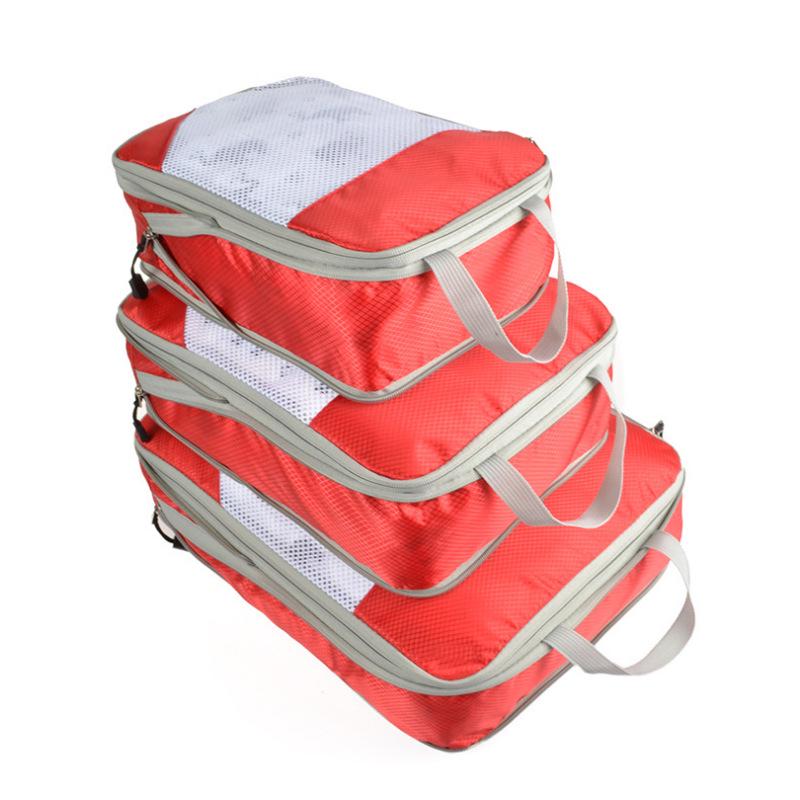 Popular Travel Storage Bag Set: 3-Piece Waterproof, Compressible Clothes Organizers