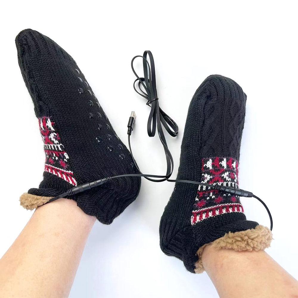 

Thermal Electric Warm Socks Fast Heating Electric Heated Socks USB Heated Socks Outdoor Sports USB чёрный