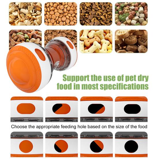 Dog Puzzle Toy Adjustable Treat Dispenser Ball Slow Feeder Interactive Puppy Enrichment Toy To Keep Them Busy for Small Medium Dogs Training