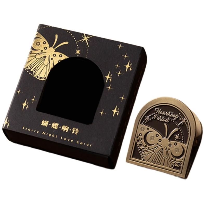 Vintage Paper Clip Metal Binder Clip for Journaling and Scrapbooking Metal Paper Clamp for Organizing File Photo Paper