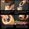 Wood Mushroom Pepper Grinder High Hardness Grinding Core Salt Grinding Bottle  Sea Salt