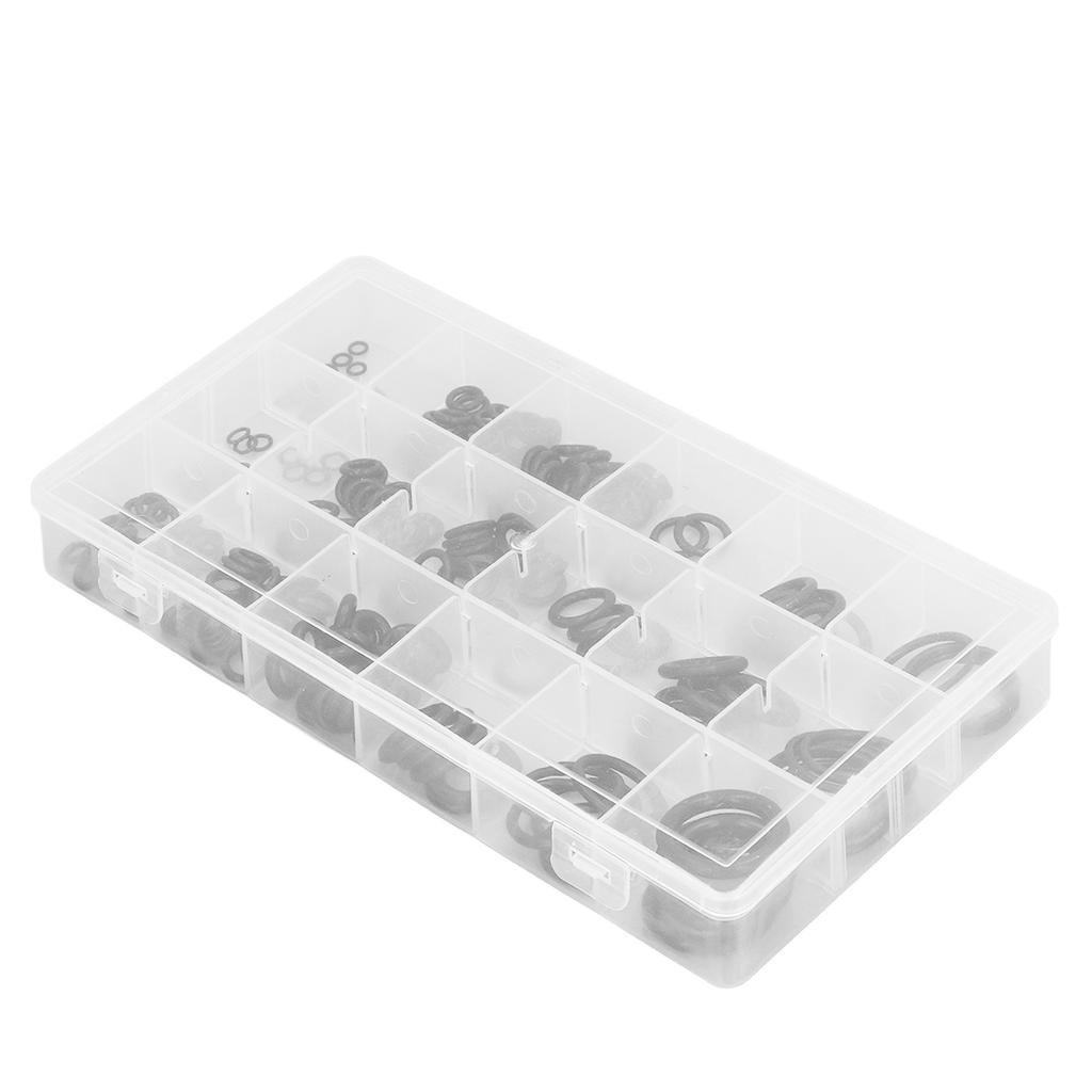 225PcsSet NBR O Ring Assortment Sealing Gasket Washers for Automobiles Hydraulic Pneumatics