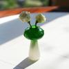Mushroom Home Glass Vases Interior Decor Mini Desktop Flower Vases for Small Bouquets Room Decorations Home Tabletop Decor Gifts