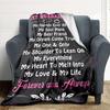 1pc Wedding Anniversary Gift Blanket - Perfect Gift for Birthdays, Christmas & Halloween- Soft, Warm & Versatile yy250909081