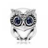 Pandora 798397nbcb Sparkling Owl Owl Silver Charm