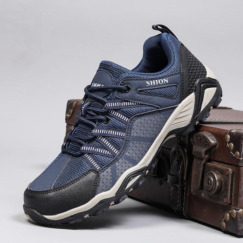 Herren 2024 neue Bergschuhe Herren Freizeitsportschuhe rutschfest leicht modisch atmungsaktiv große Größe Herrenschuhe