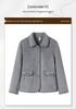 Mom's Elegant Double-Sided Wool Coat 2026: Stylish Short Spring/Autumn Jacket for Middle-Aged and Elderly Women