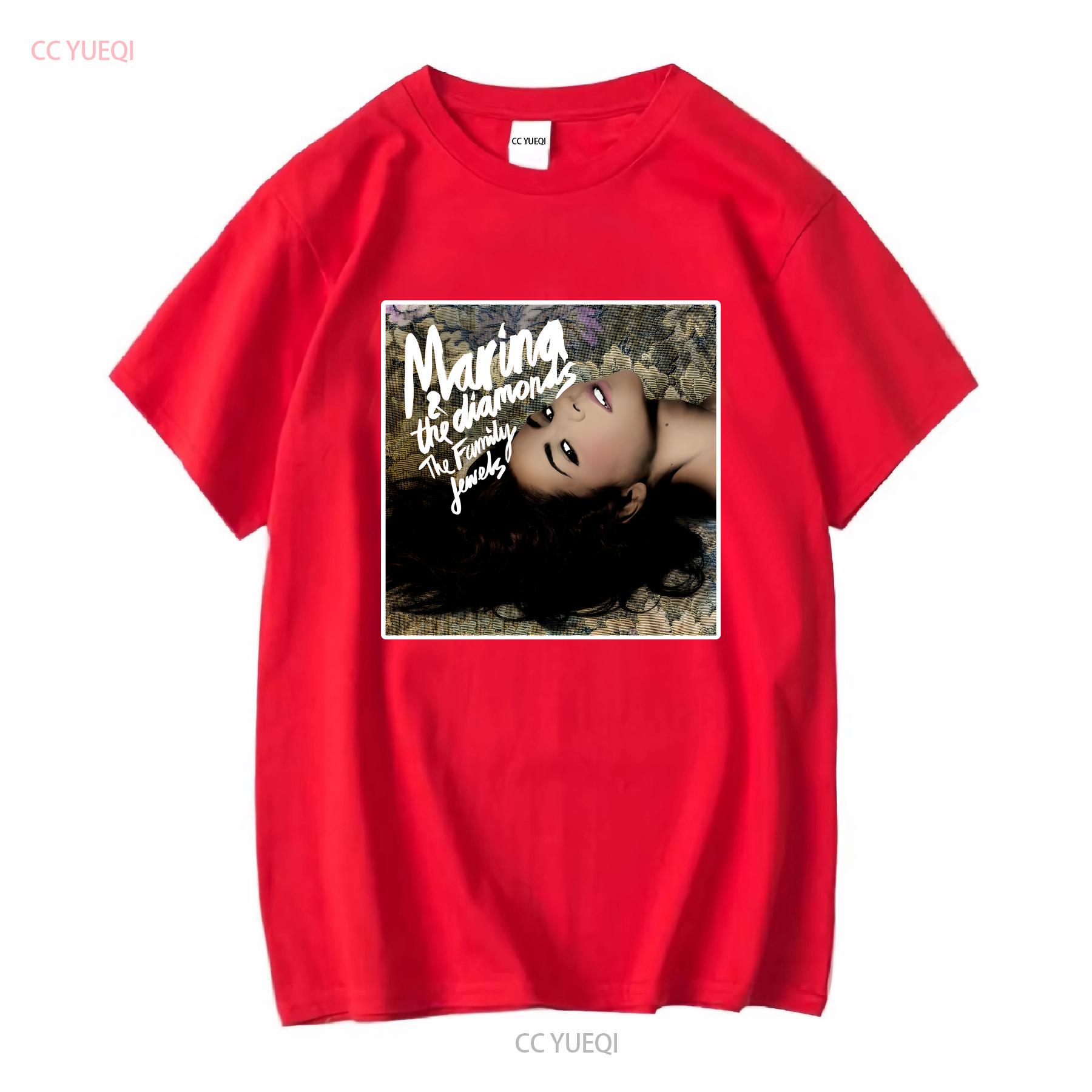Marina and the diamonds shirt diamandis T family Jewels long or short sleeves vintage Washed streetwear Stretched Comfortable S