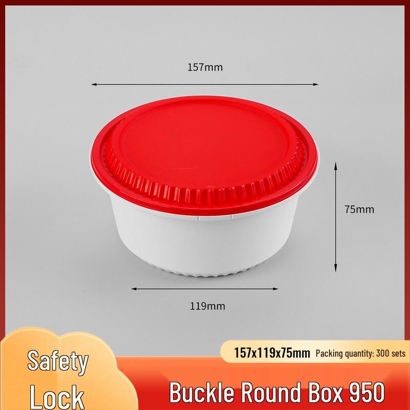 Handun Disposable Wheat Straw Takeout Bowls with Lids