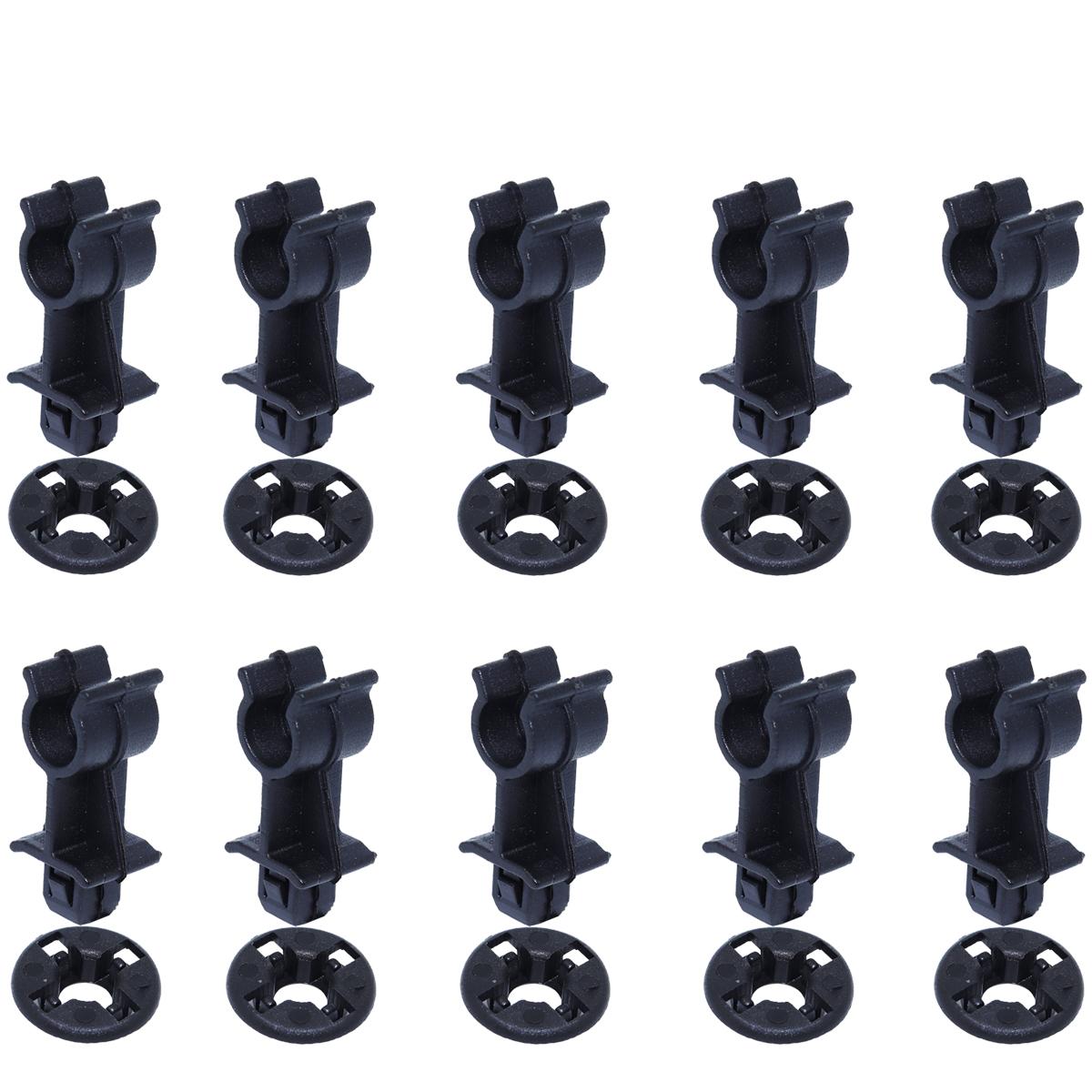 Для Nissan Pathfinder R51 2012 2011 2010-2005 автомобильный фиксатор капота поддержка капота Prod стержень зажим держатель крепежные аксессуары 10 SET