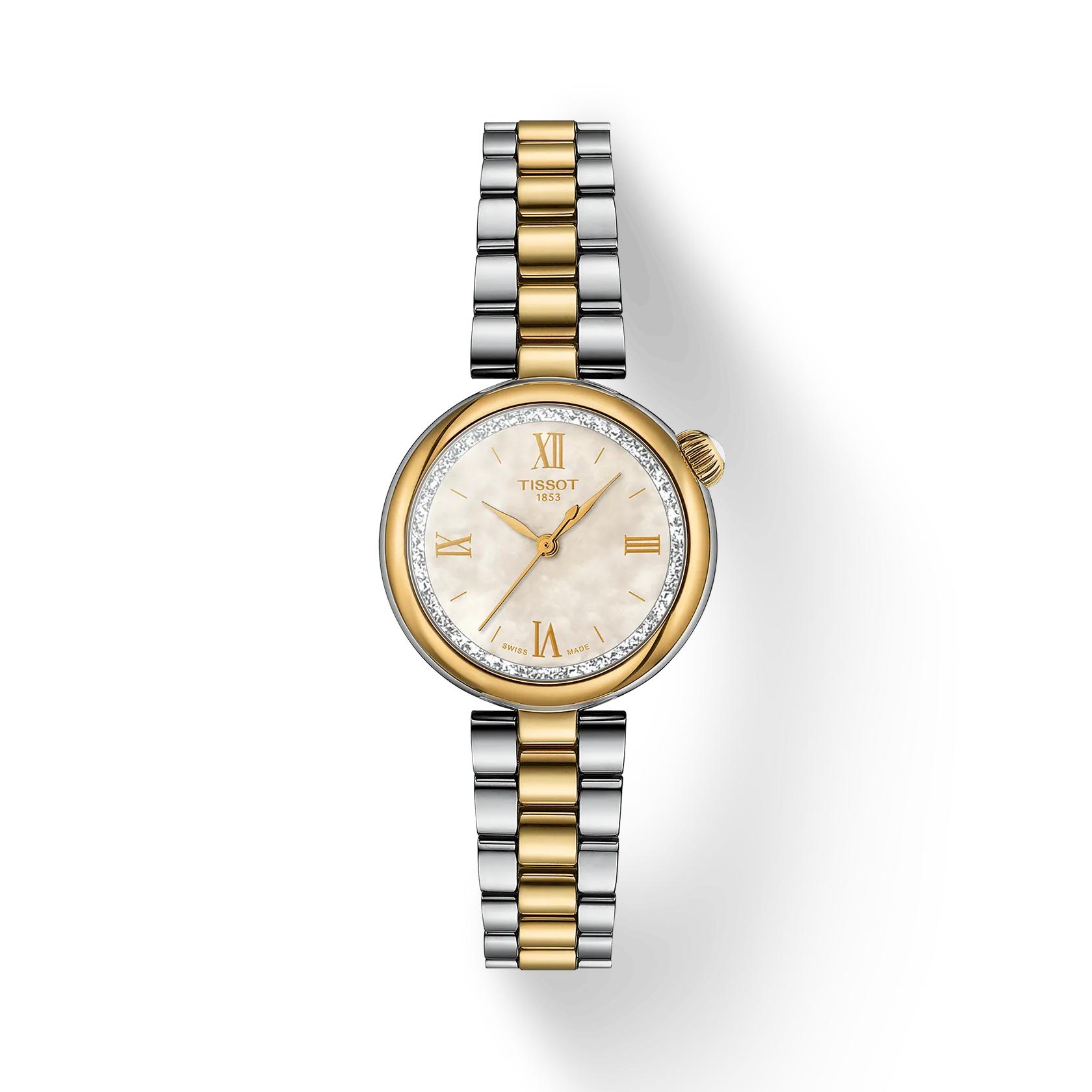 Tissot Stainless Steel white mother of pearl Dial Men s Fashion Watch T152.010.22.118.01 белый