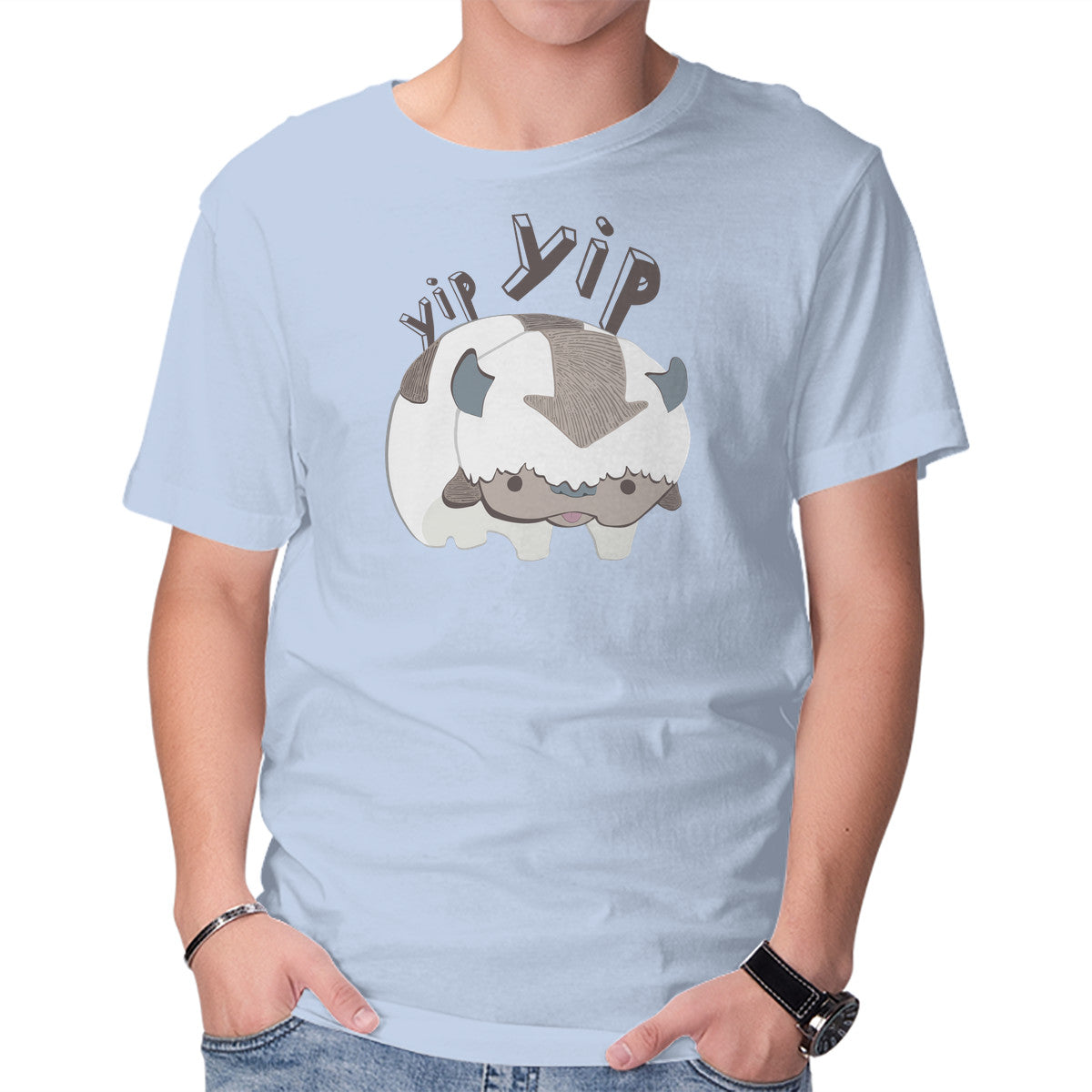 Unisex Crew Neck T-Shirt Let s Fly Graphic Short Sleeve Casual Tee M