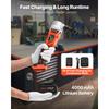 SucceBuy Cordless Metal Nibbler with 18/20 V 2.0 Ah/4.0 Ah Battery Brushless Motor Plastic Carrying Case for Cutting Stainless