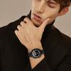 For Samsung Galaxy Watch Ultra 47mm Wrist Band 5-Bead Stainless Steel Butterfly Clasp Watch Strap