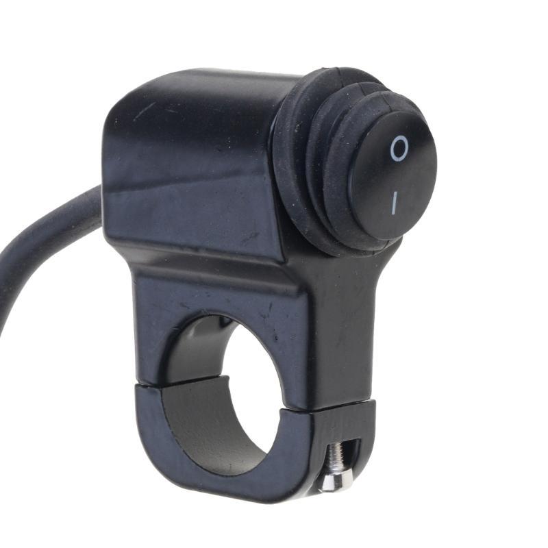 31BC Motorcycle Headlight Switch 7/8" Handlebar Light Switch Motorcycle Handlebar On Off Button Switch Fog Brake Light Switch