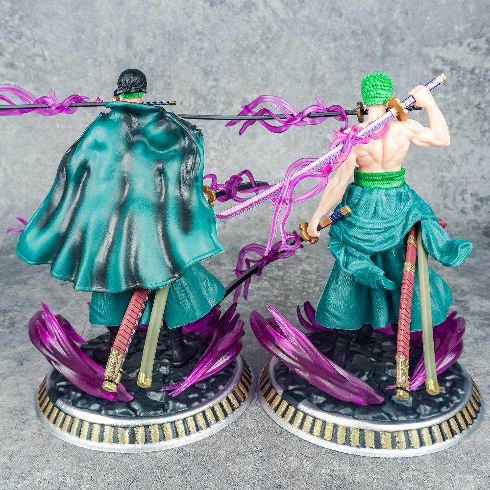 21cm Figure Bath Blood Roronoa Zoro PVC Figure Collection Model Anime Birthday Gifts