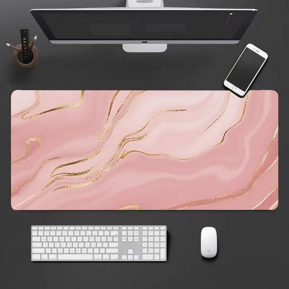 Nordic pink marble Mouse Pad Large Mouse Pad Computer Game Mouse Mat (xINXIN Map) ( xxcm Map)
