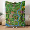 1pc Blanket - game Stardew Valley  Print Design,Lightweight Blanket for Sofa,Bed- Soft &Warm,Gift for All Seasons