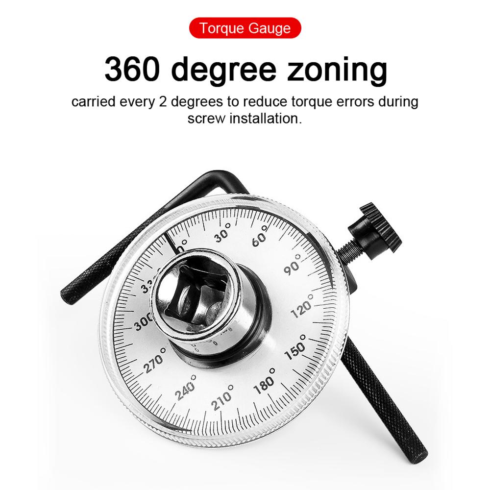 12 Angle Torque Gauges High Hardness Long Handle Torque Wrench Torque Meter Wrench Torque