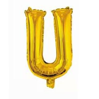 16 Inch Slim Gold Letter Aluminum Foil Balloon Bright Gold Wedding Decoration Film Balloon