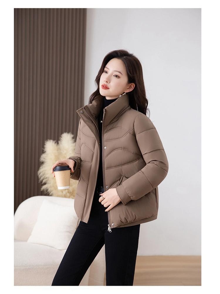 Women’s Short Windproof Thicken Warm Winter Jacket With Detachable Hood