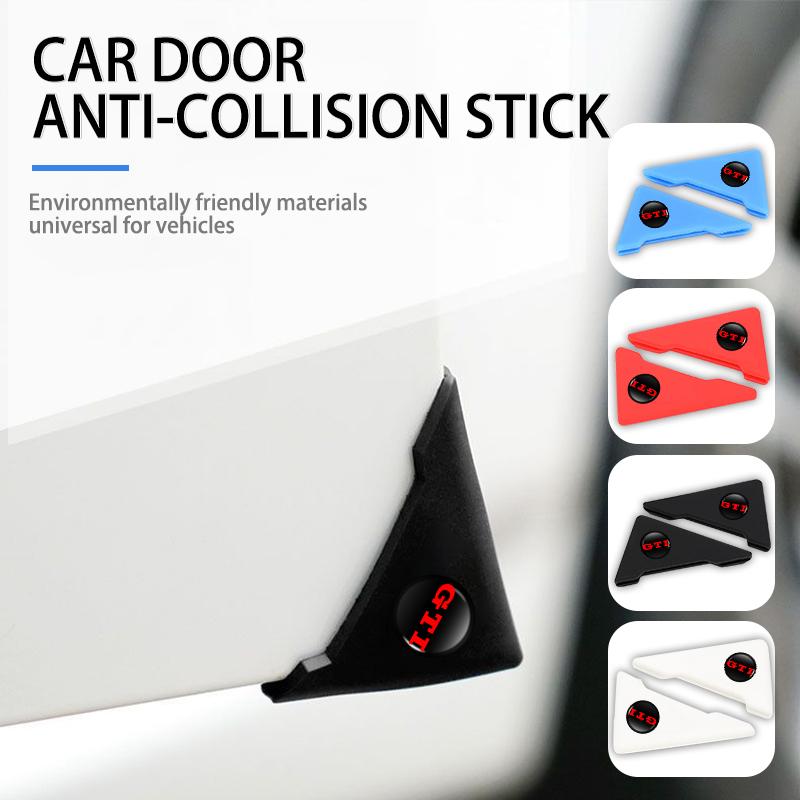 CUP1 Car Door Scratch Protector Silicone Anti-collision Covers For Volkswagen VW GTI Tiguan Passat B5 B6 B7 CC Jetta MK5 MK6 Polo