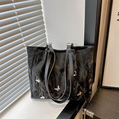 Hochwertige Tasche Damen 2025 neue Sommer-Mode Schmetterling Schultertasche große Kapazität Tragetasche große Tasche
