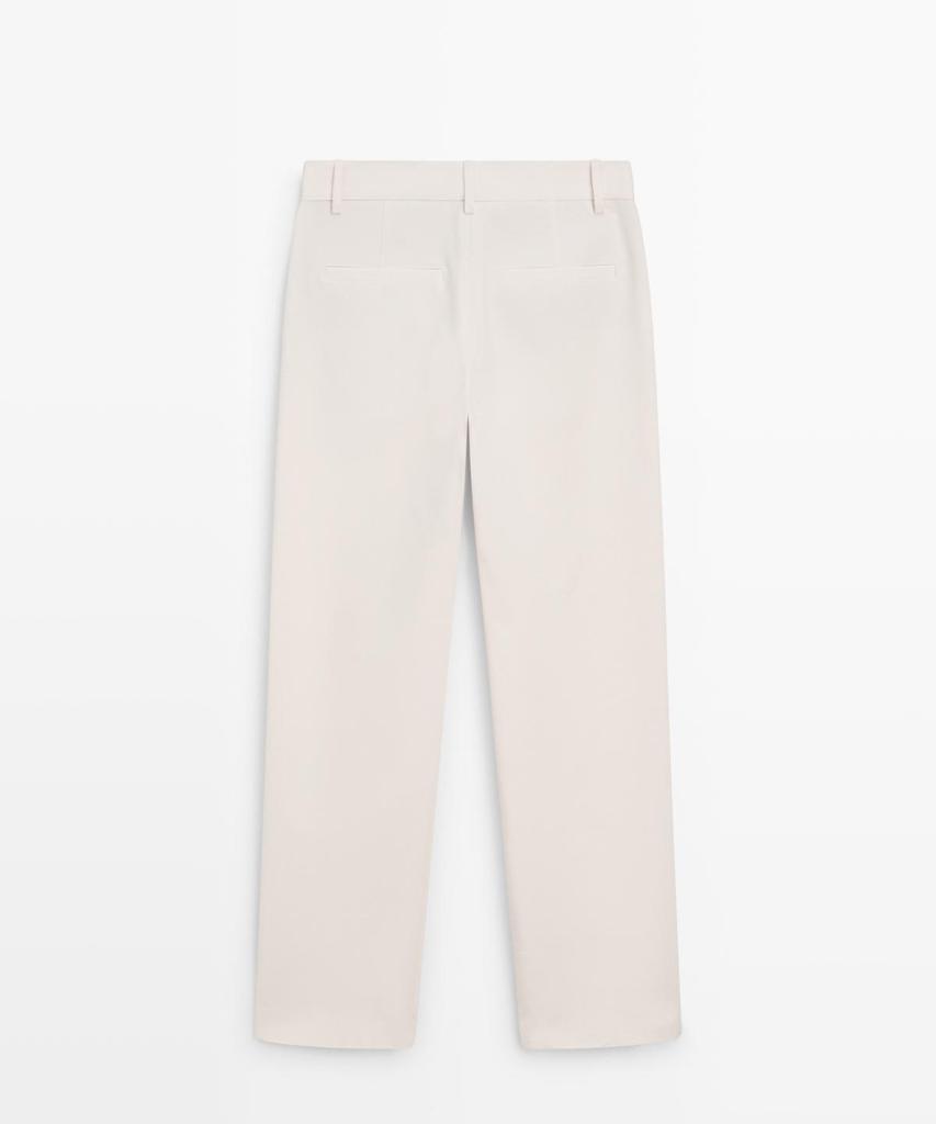 Masimodutti Straight Fit High-Tech Pants