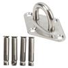 Stainless Steel Ceiling Wall Mount Hook Heavy Duty Anchor Eye Plate for Boat Yoga Swings