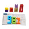 Number Building Blocks Stacking Game Educational Toy Counting 1-10 Digital Toys Math Learning