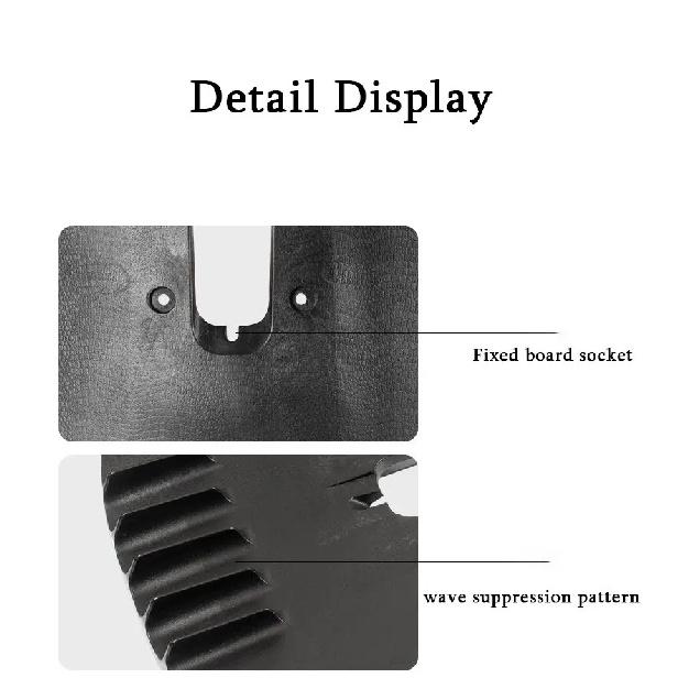 Universal Outboard Motor Hydrofoil Stabilizer Planing Fin Tail Plate | Boat Engine Trim Plate for Faster Planing & Stability