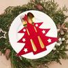 12 Pack Christmas Felt Utensil Holders Red Green With Star For Holiday TableDecor FamilyDinners Parties Festive Dining Tableware