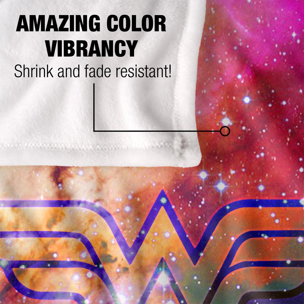 Justice League Galaxy Logo Blanket