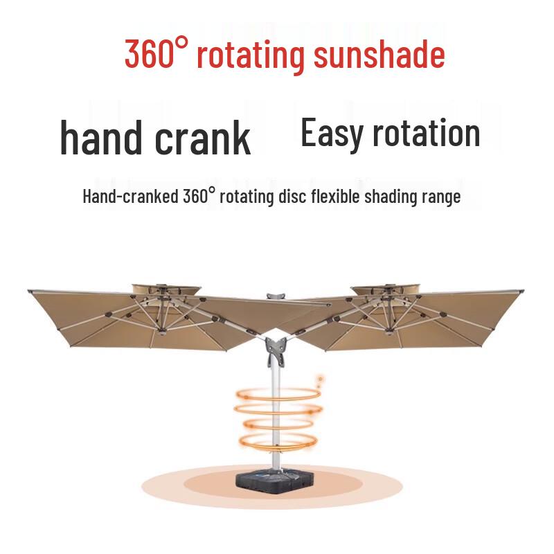 Xinyuxuan 3x4 Rectangular Roman Patio Parasol