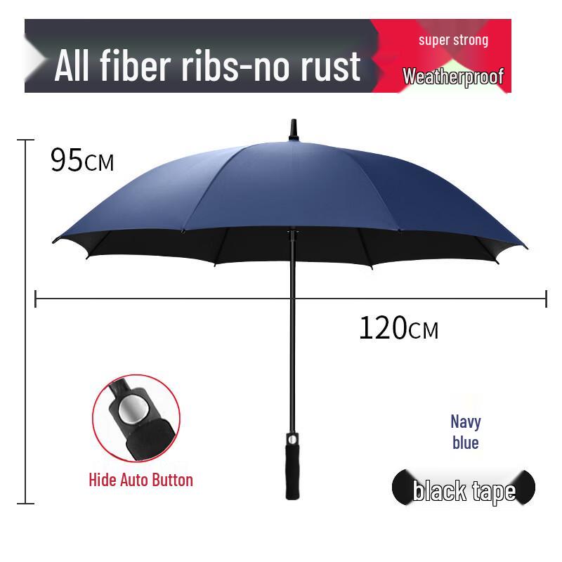 Extra Large UV Protection Straight Umbrella