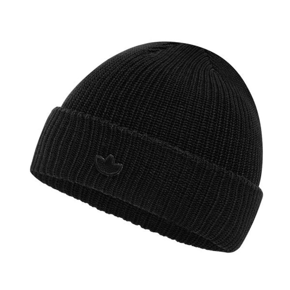 [adidas] Original Adicolor Short Beanie Sports Thermal Winter Hat Black IL8441 IL8441