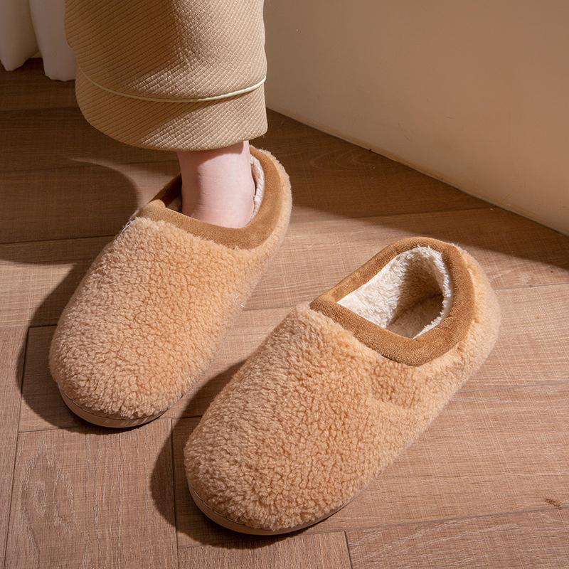 Damen Herren Flauschige Hausschuhe Winter Warm Hausschuhe Gemütlich Weich Leicht Nicht Plüsch Schuhe Memory-Schaum Indoor Hausschuhe