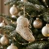 Champagne Christmas Hanging Decoration Glitter Christmas Tree Hanging Pendants  Christmas Tree