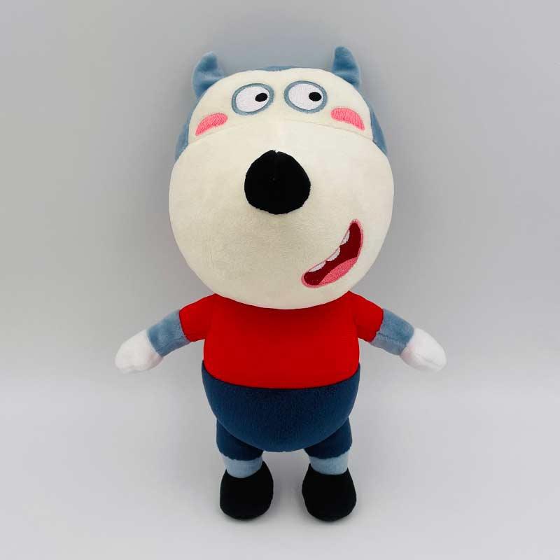 30cm Anime Wolfoo Family Plush Toys Cartoon Plushie Lucy Soft Stuffed Dolls Toy for Children Kids Boys Girls Fans Gifts