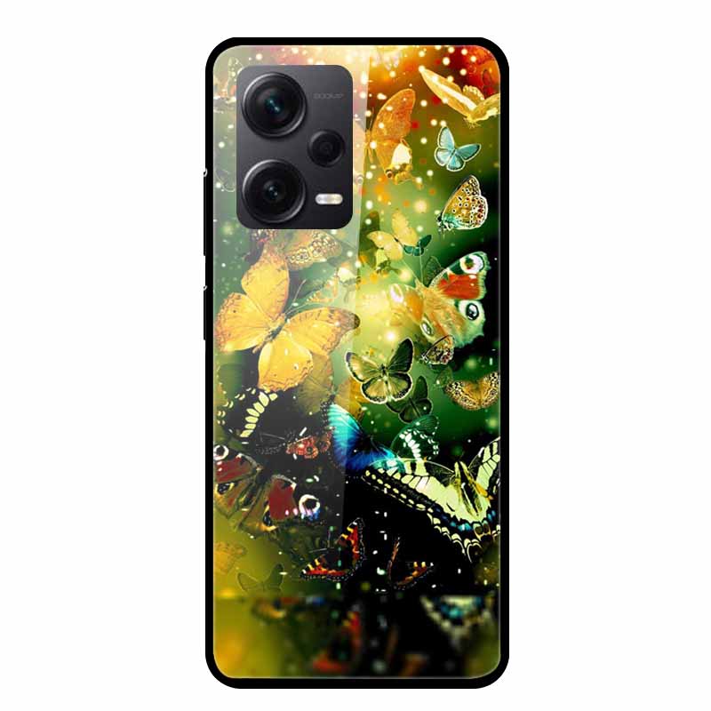 Tempered Glass Cases For Redmi Note 12 Pro Plus 5G Covers Note12 Hard Back Covers for Xiaomi Redmi Note 12 Pro Capas Protective