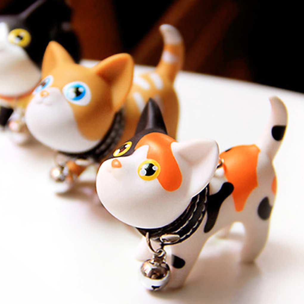 Amoureux Mignon Sacs à Main Pendentif Jouet Enfant Cadeau Porte-clés Chat Chaton Porte-clés