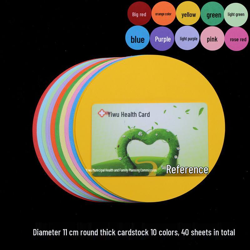 Carton colorat gros: Forme de Inimă, Stea, Floare de Prun și Rotunde pentru Origami și Meșteșuguri pentru Copii